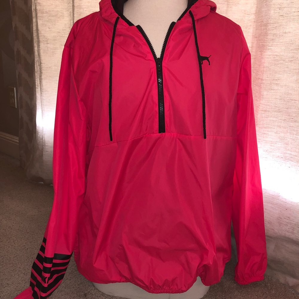 PINK Windbreaker Hoodie